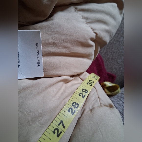 Calvin Klein Tan Hooded Puffer Jacket, Size Medium - Picture 11 of 12